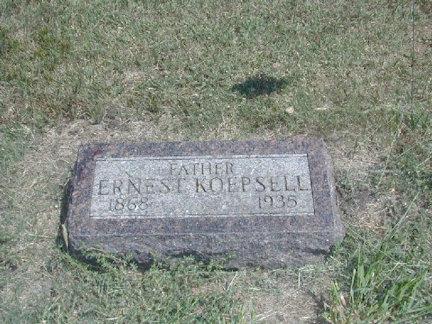 Koepsell, Ernest Tombstone